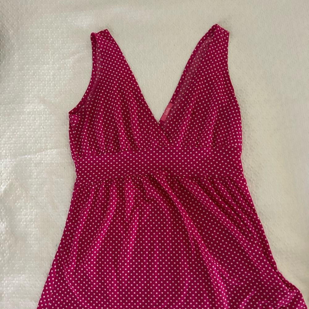 Pink tank top blouse